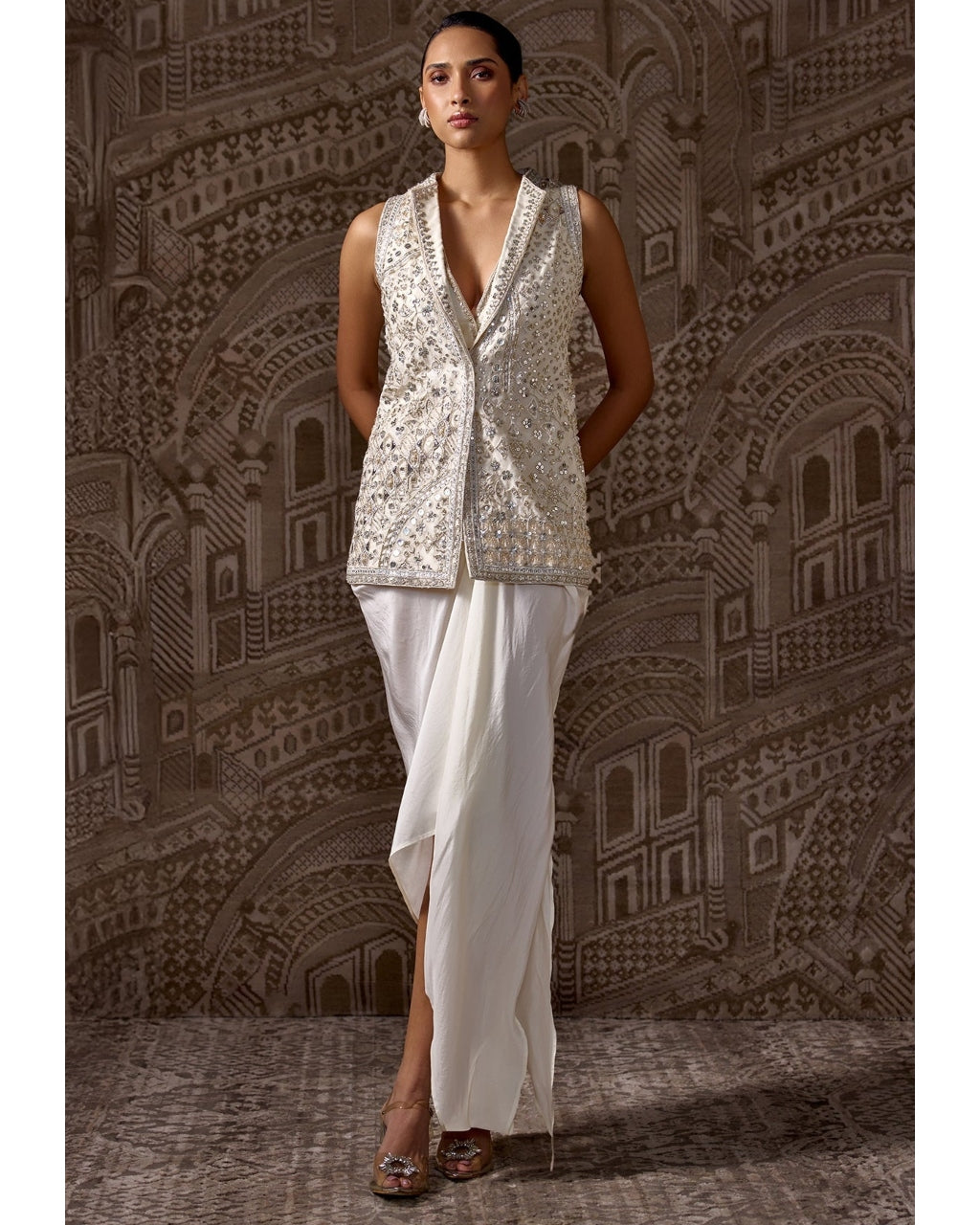 The Vestige Jacket Skirt Set