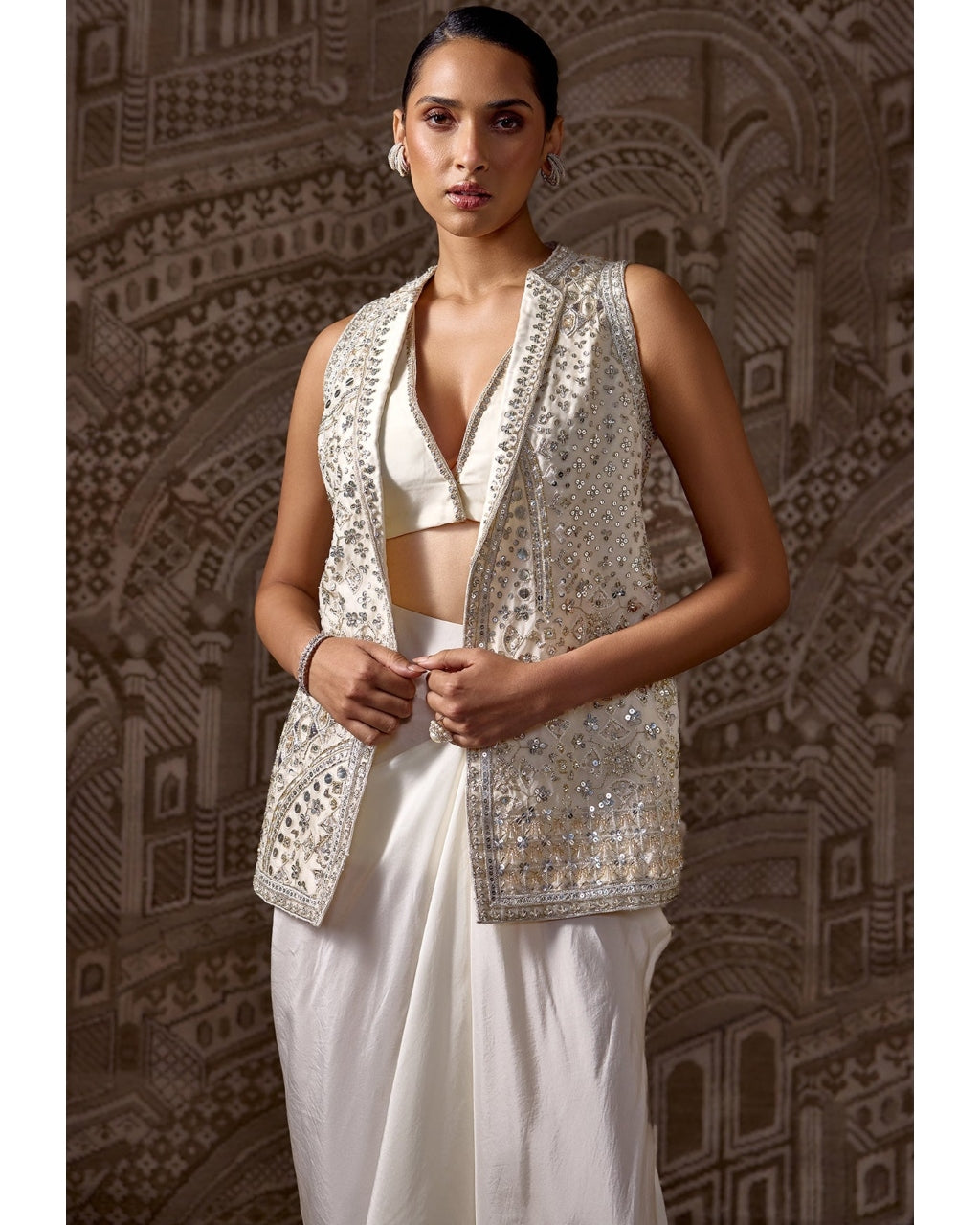 The Vestige Jacket Skirt Set