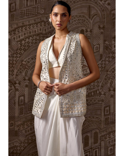 The Vestige Jacket Skirt Set
