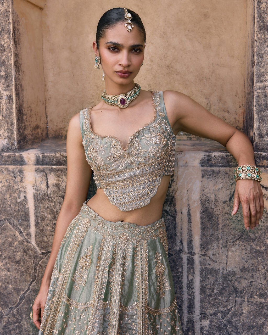 Wafa Lehenga Set