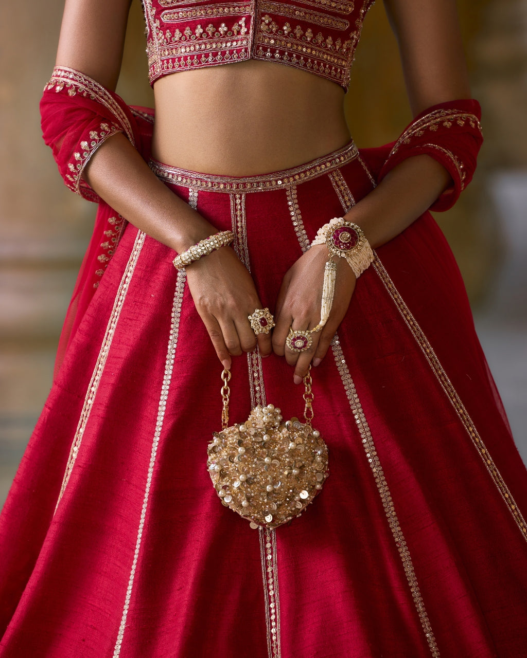Raqs Lehenga Set