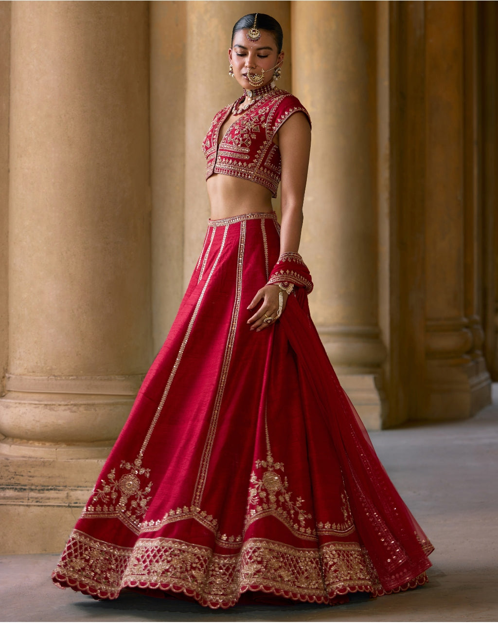 Raqs Lehenga Set