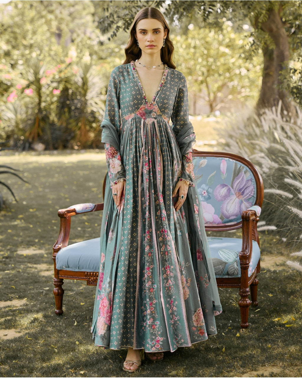 Camellia Anarkali Set