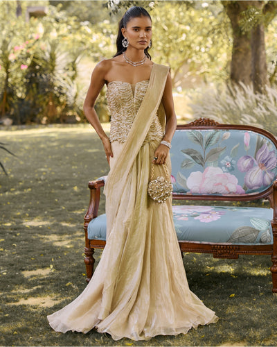 The Golden Era Sari Set