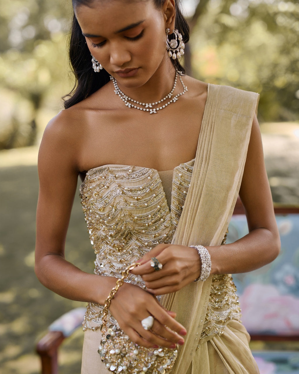 The Golden Era Sari Set