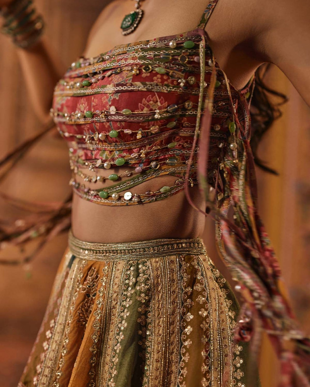 Jhoom Lehenga Set