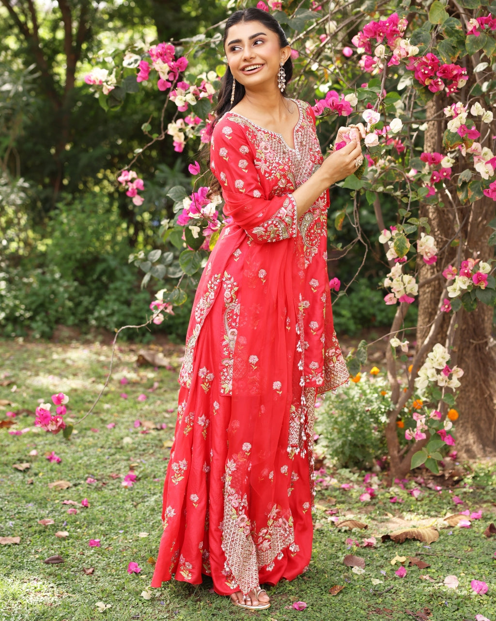 Red Paisley Sharara