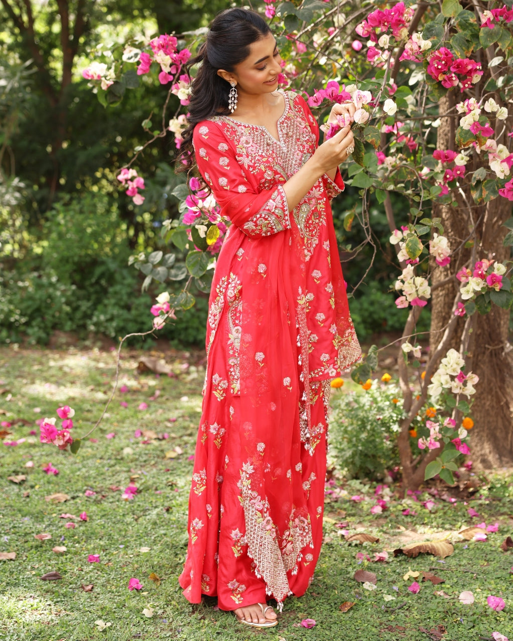 Red Paisley Sharara