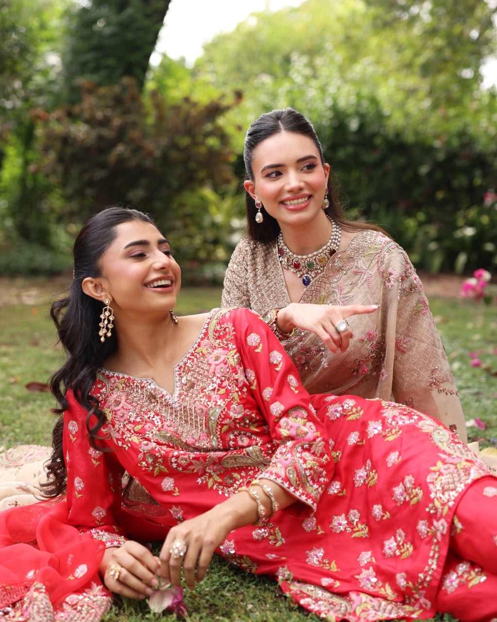 Red Paisley Sharara