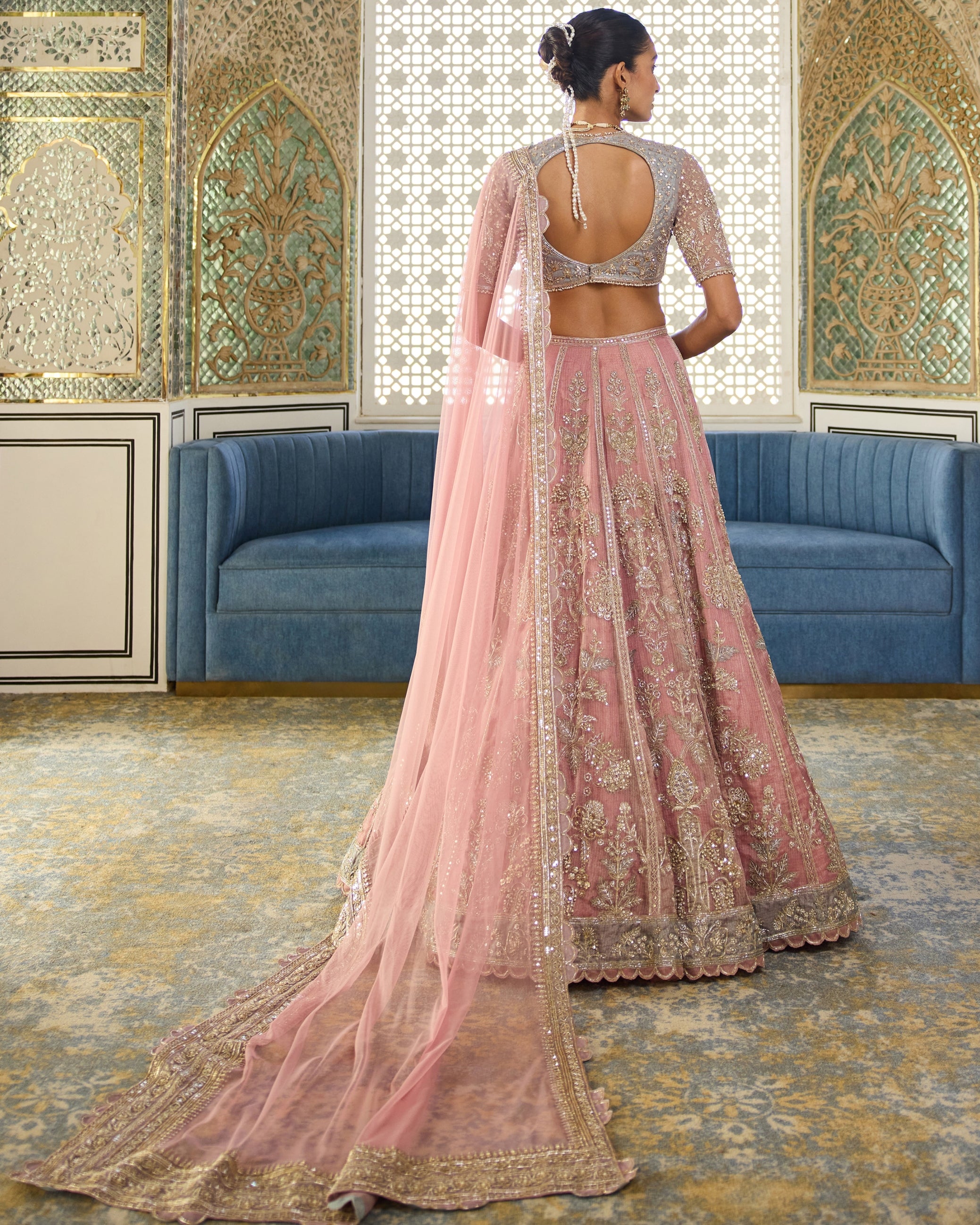 Blush Lehenga Set