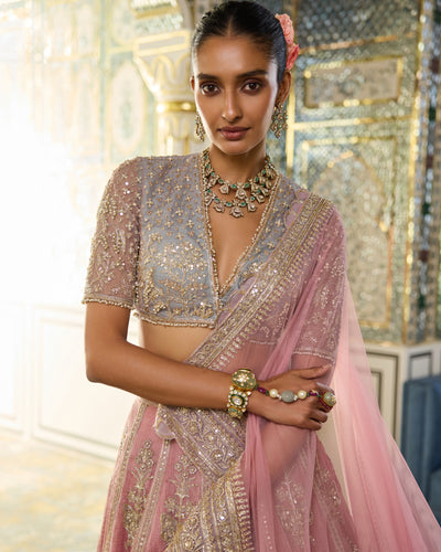 Blush Lehenga Set