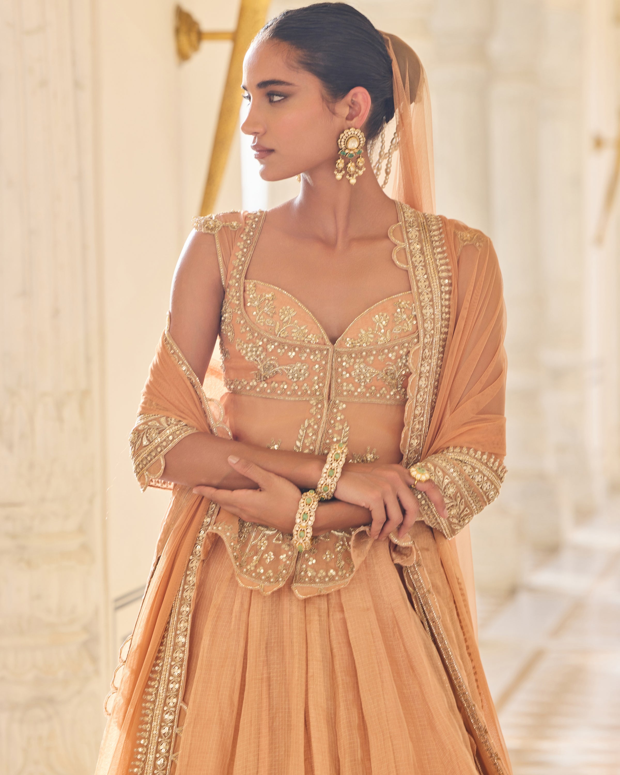Lustre Lehenga Set