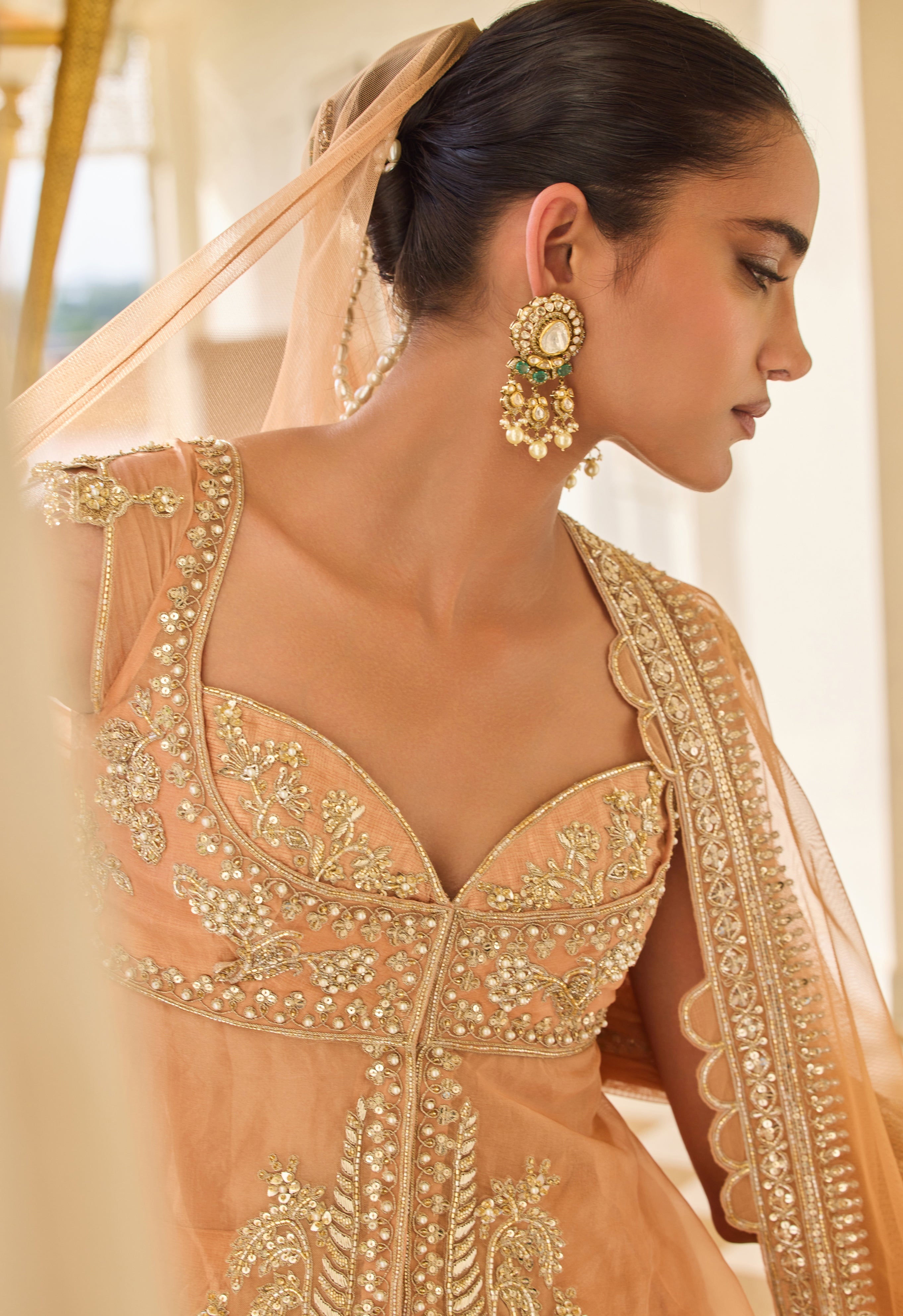 Lustre Lehenga Set
