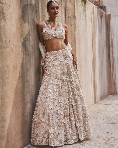 Ivoria Lehenga Set