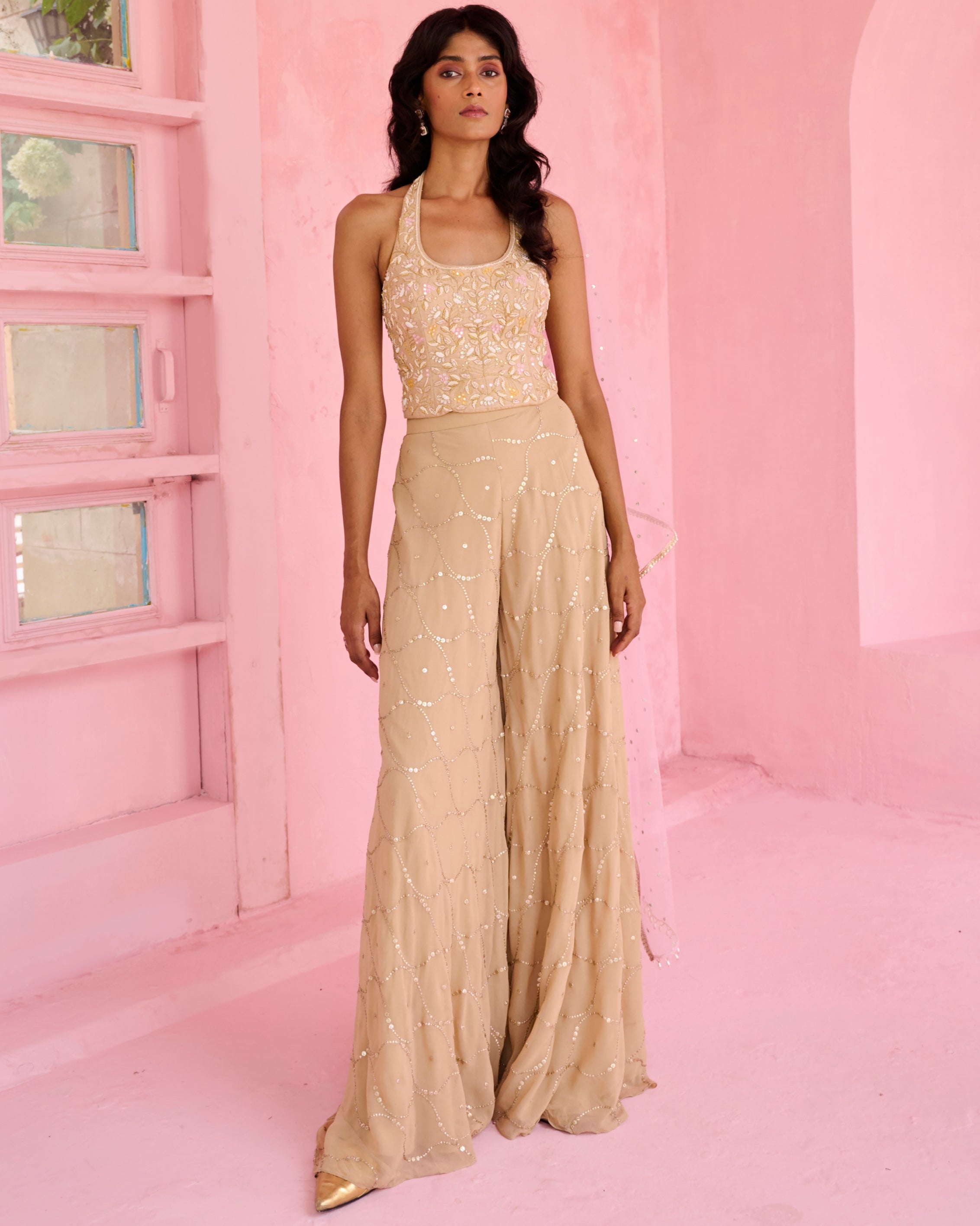 Riz Flared Pants Set