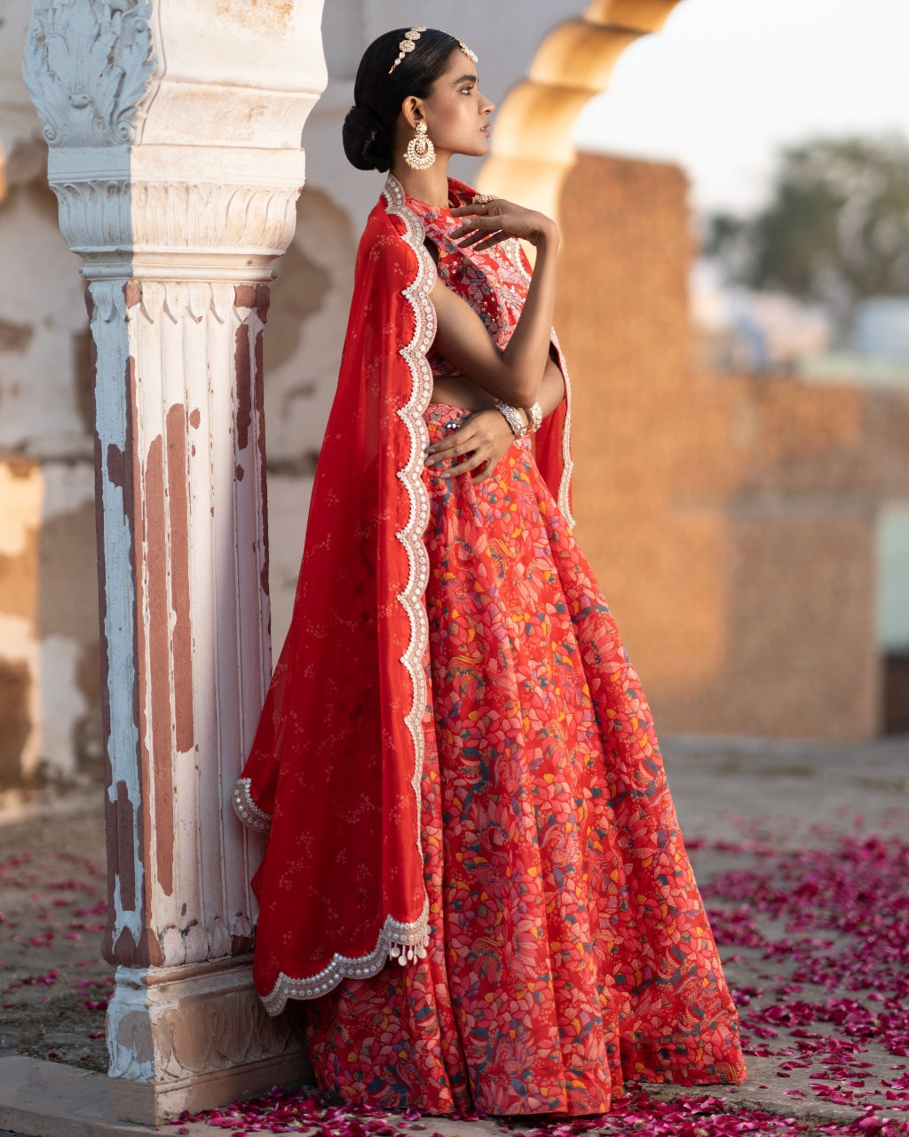 Inayat Ruby Lehenga Set