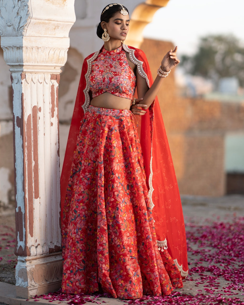 Inayat Ruby Lehenga Set