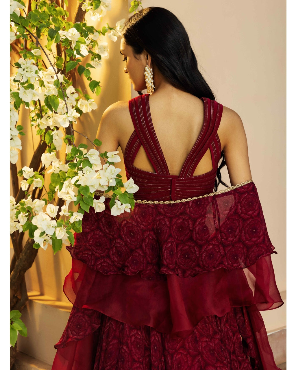 Bahaar Ruby Lehenga Set