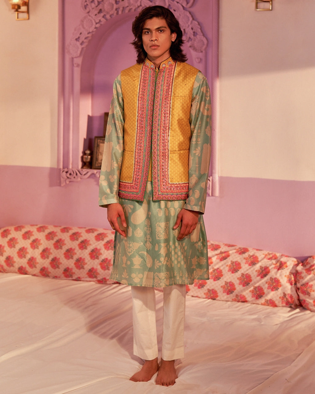 Sea Surf Printed Kurta Set