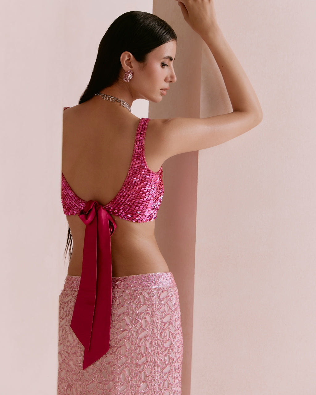 Pink Ombre Cutwork Fishcut Set