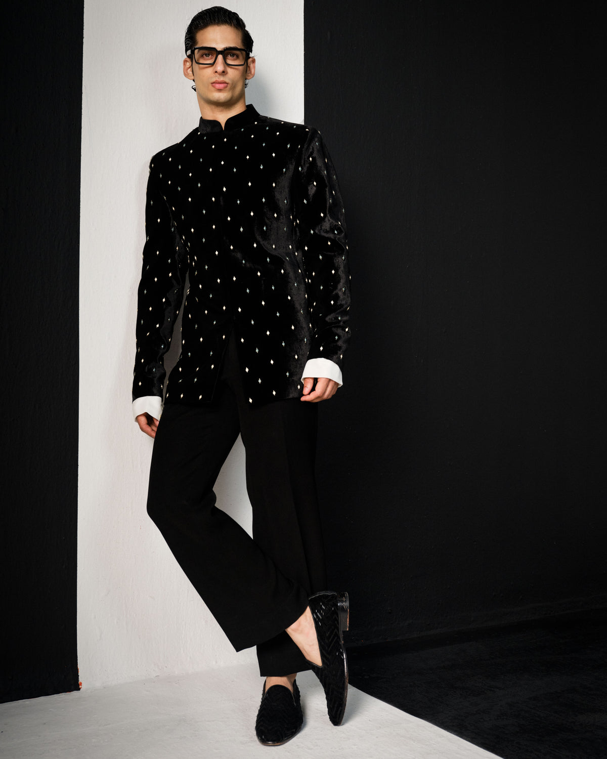 Black Stone Tablet Bandhgala