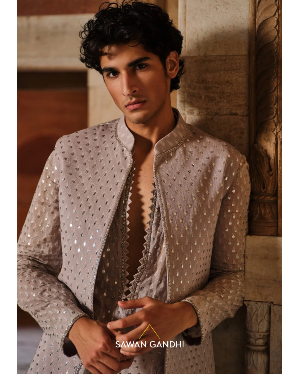 Grey Nehru Kurta Set