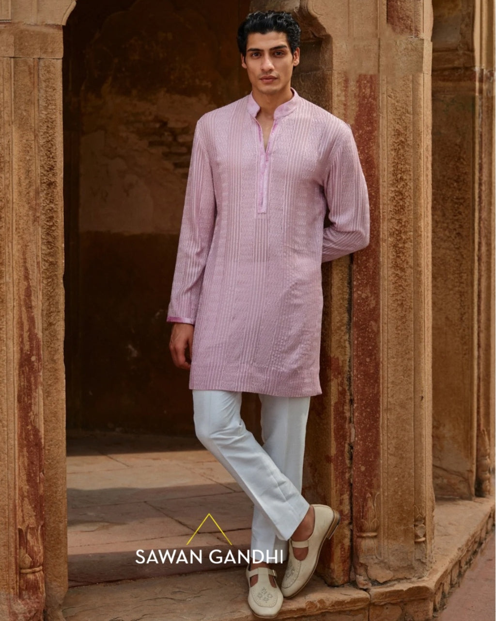 Dusty Rose Kurta Set