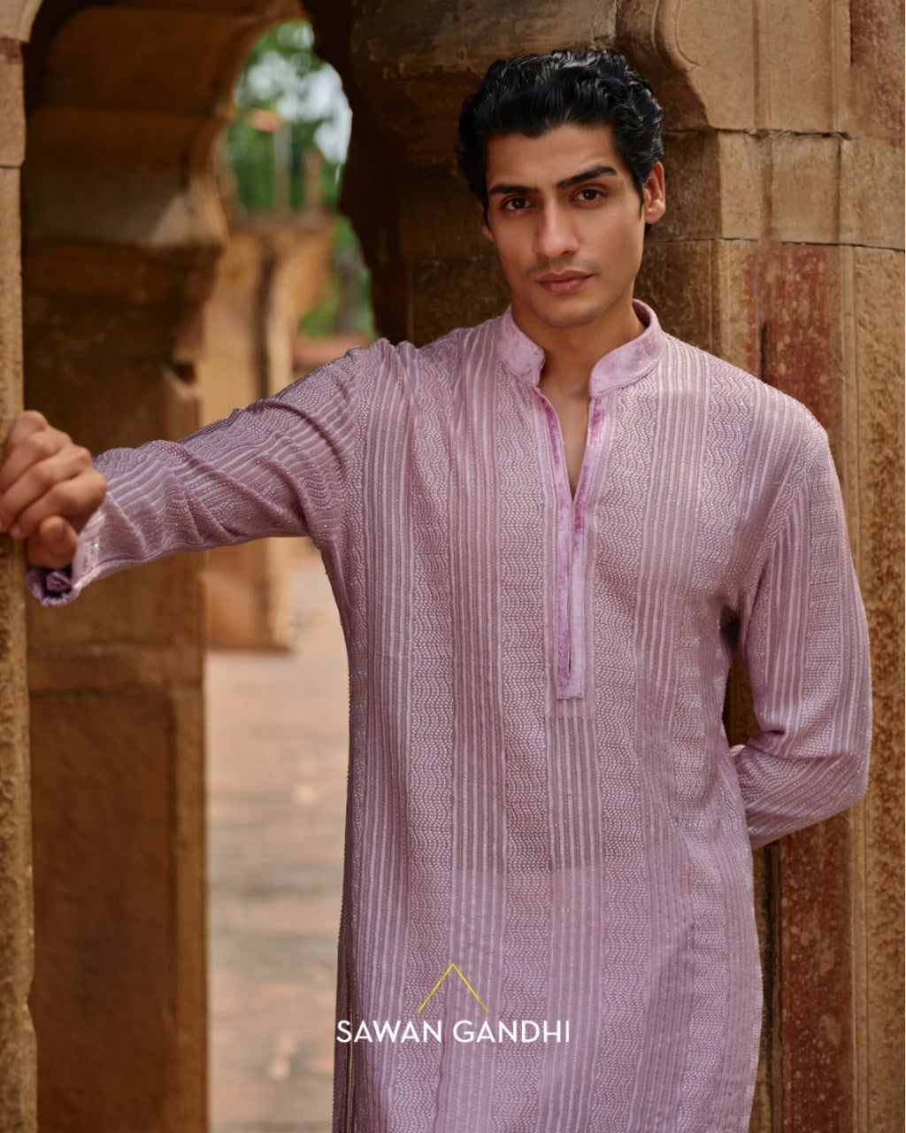 Dusty Rose Kurta Set