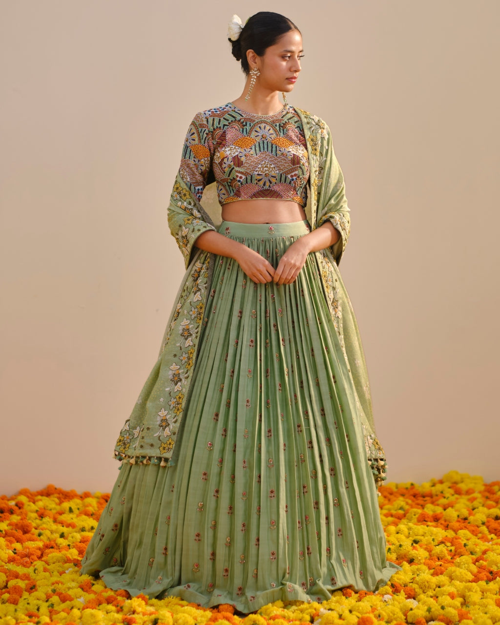 Peacock Lehenga Set