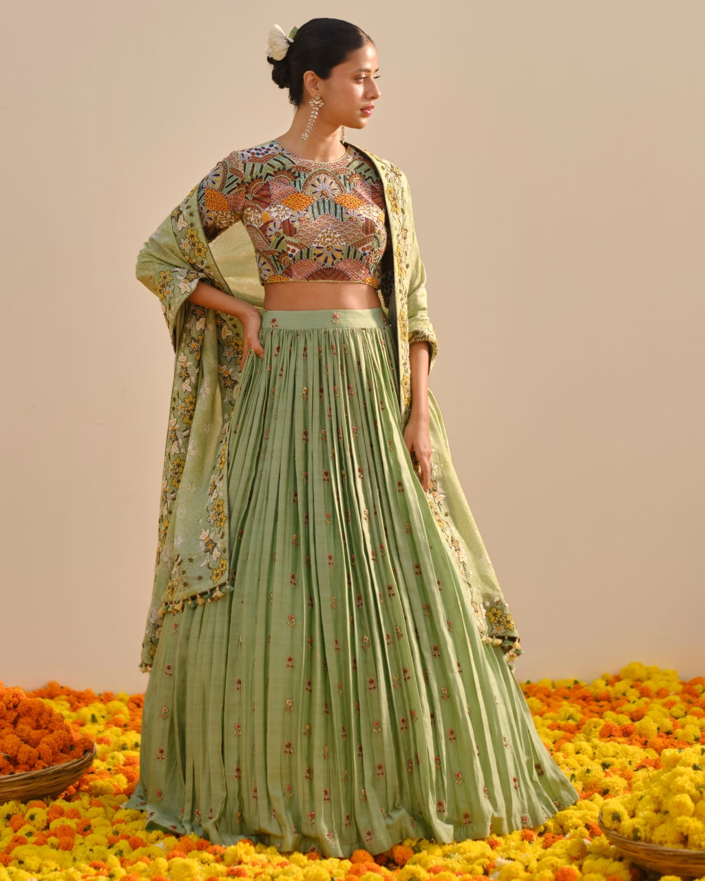 Peacock Lehenga Set