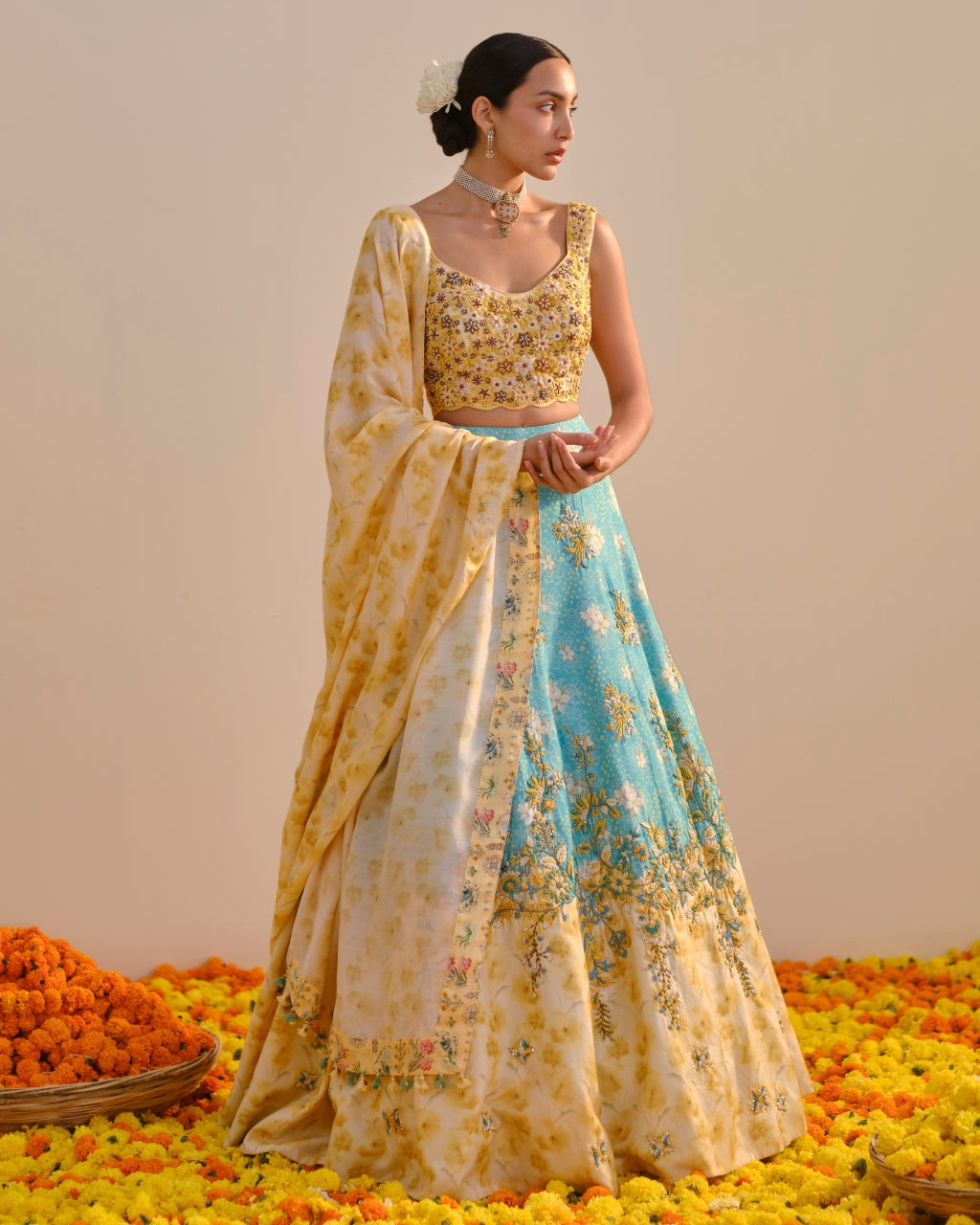 Aquamarine Lehenga Set