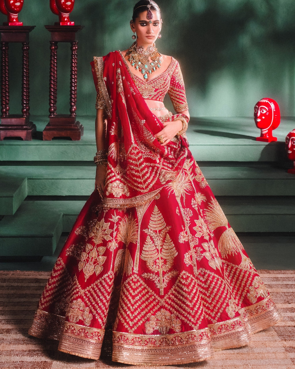 The Aalu Bukhara Lehenga Set