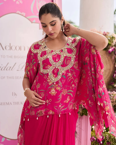 Raha Draped Skirt Set