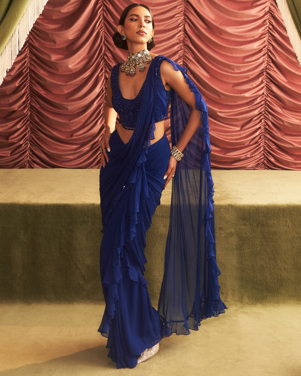 Mallika Concept Sari Set