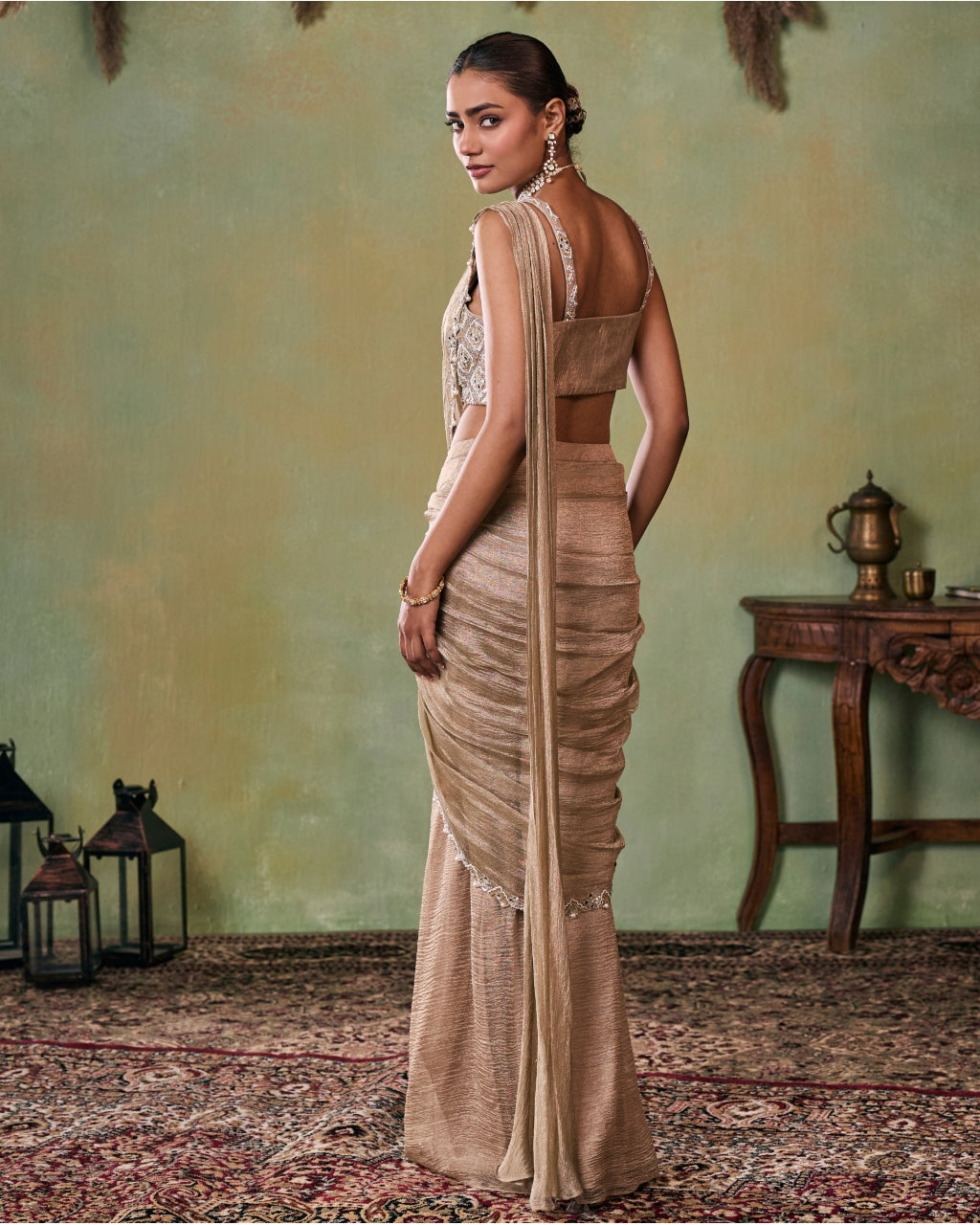 Zoya Pre-Draped Sari Set