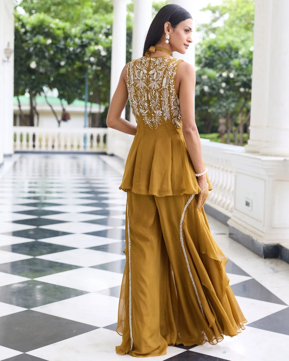 Supriya Peplum Gharara Set