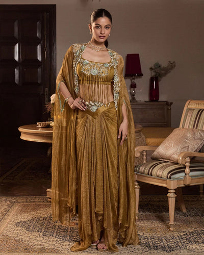 Navya Drape Skirt Set