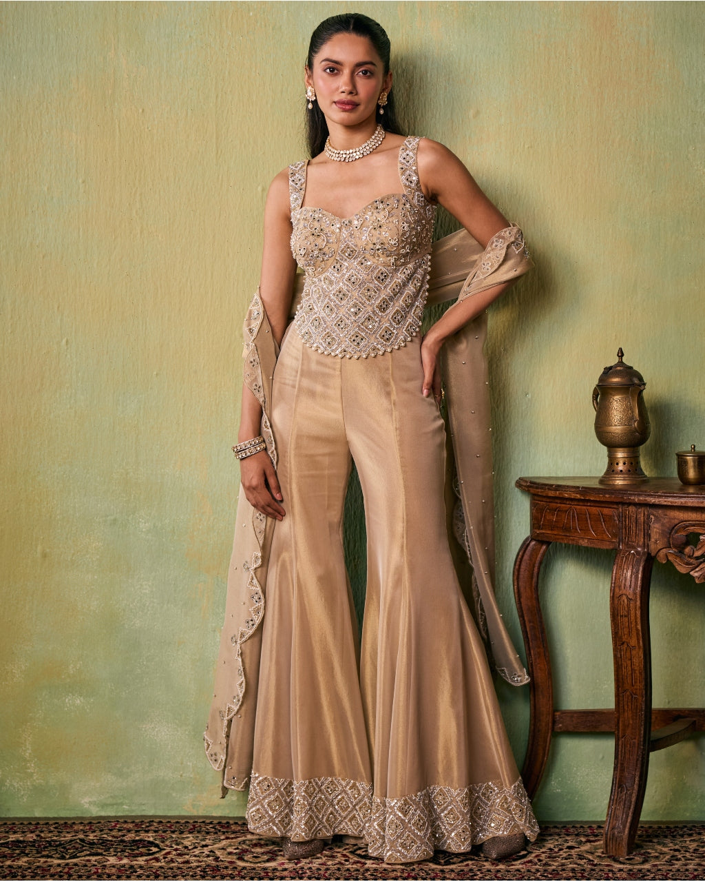 Uma Choli Pants Set