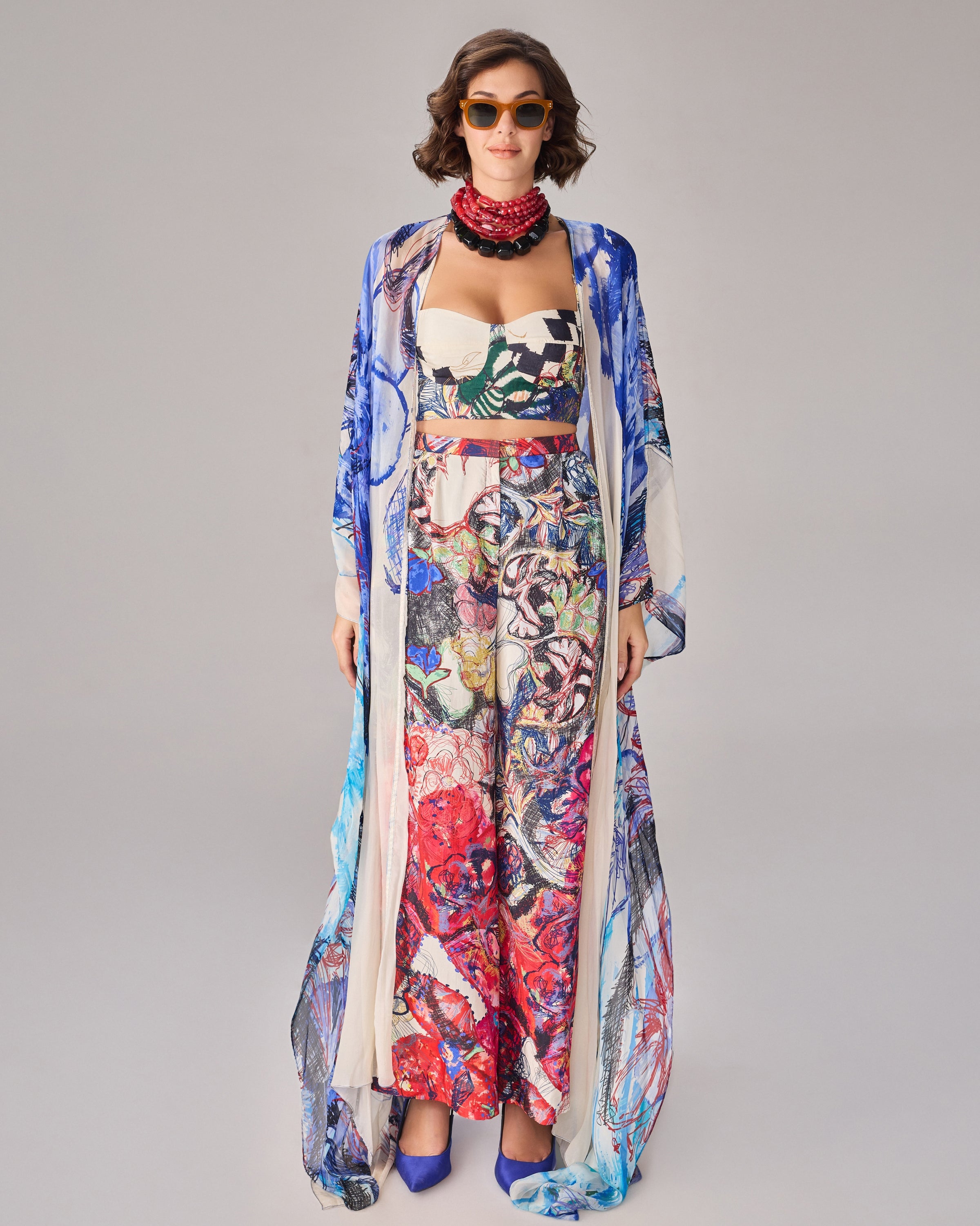 Simone Mia Dolly Cape Set Bustier