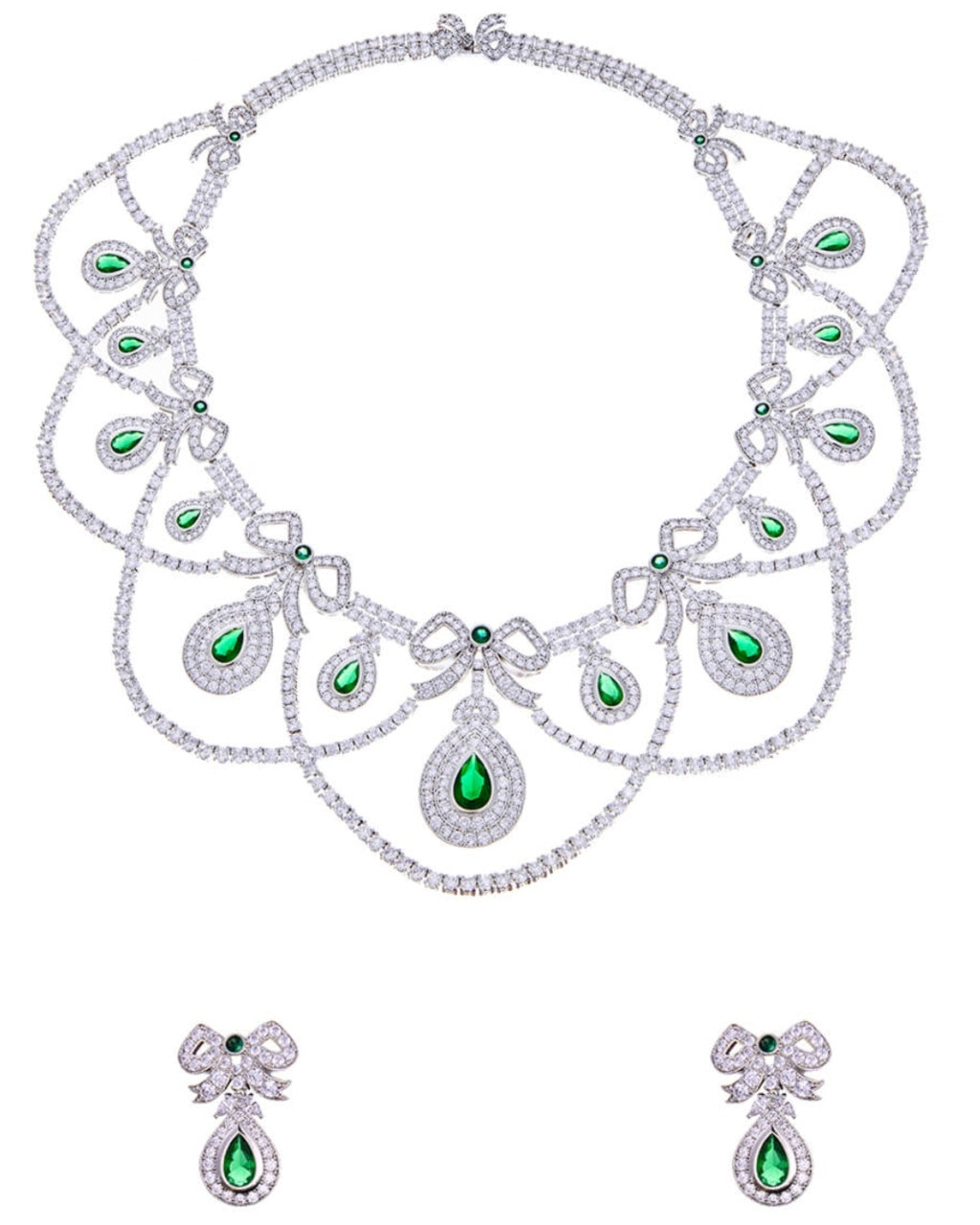 Aurora Diamante Necklace Set