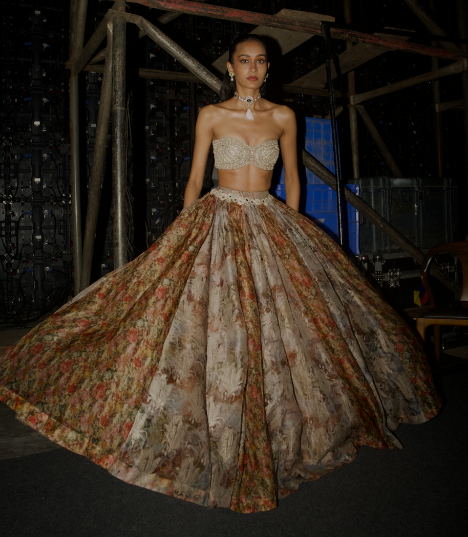 Inea Multicolour Floral Lehenga Set