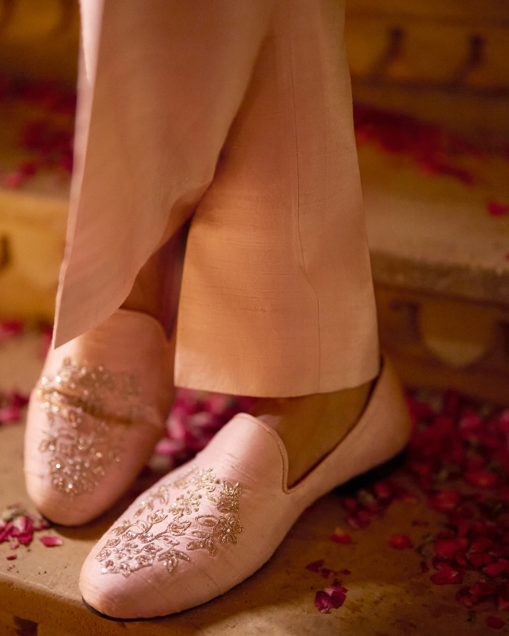 Pink Zardosi Sherwani Set