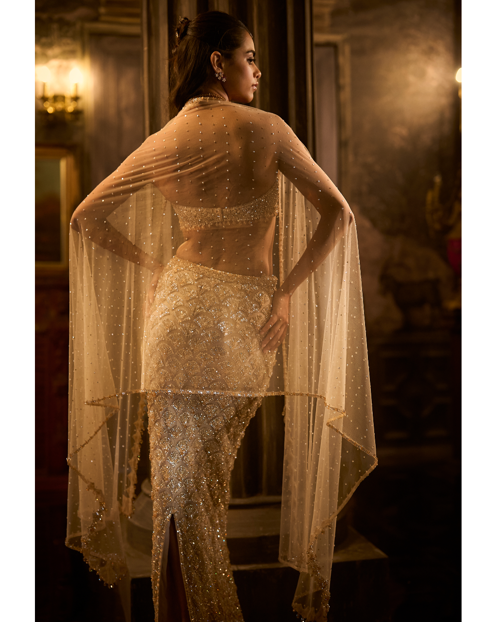 Light Gold Skirt Set