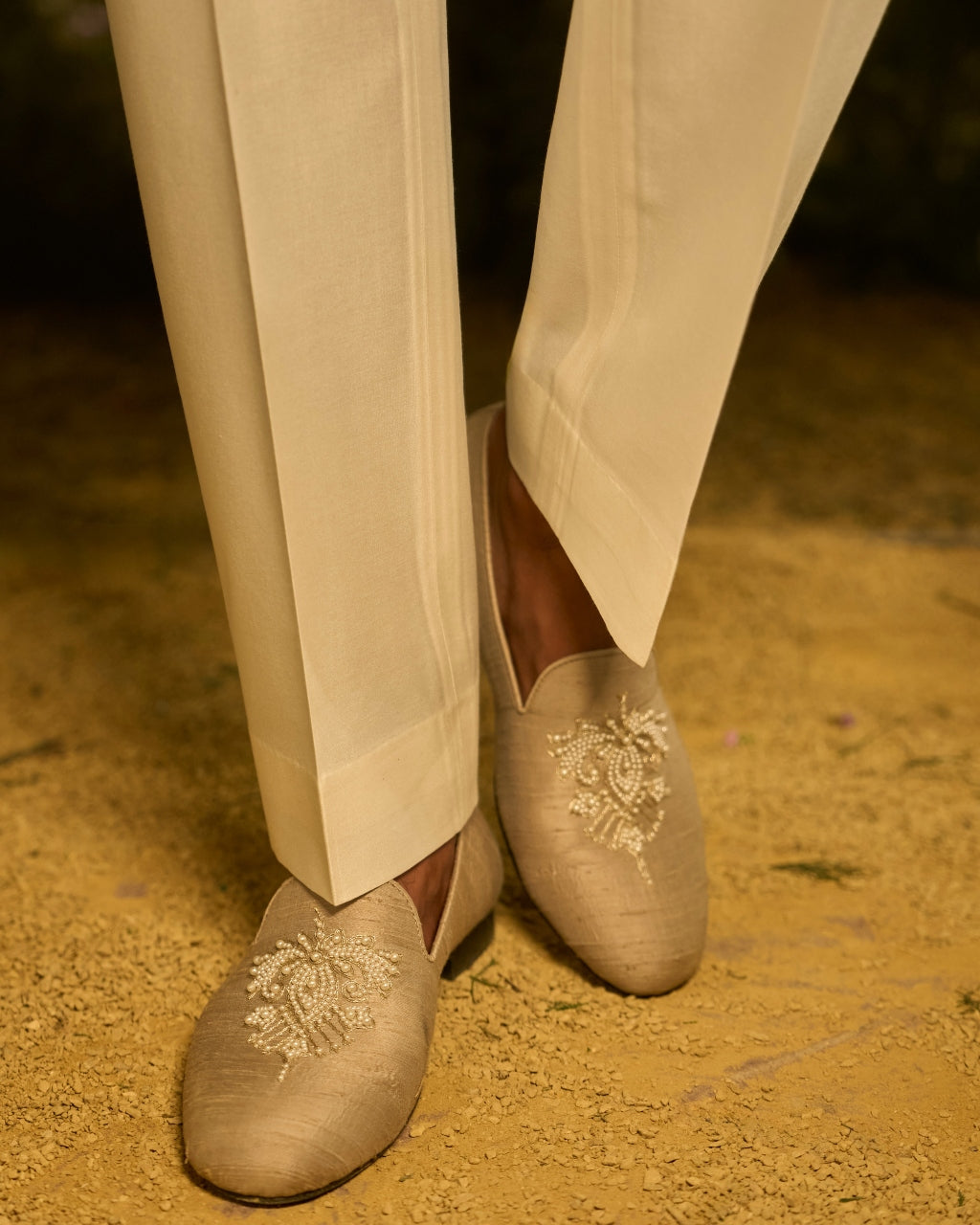 Champagne Pearl Sherwani Set
