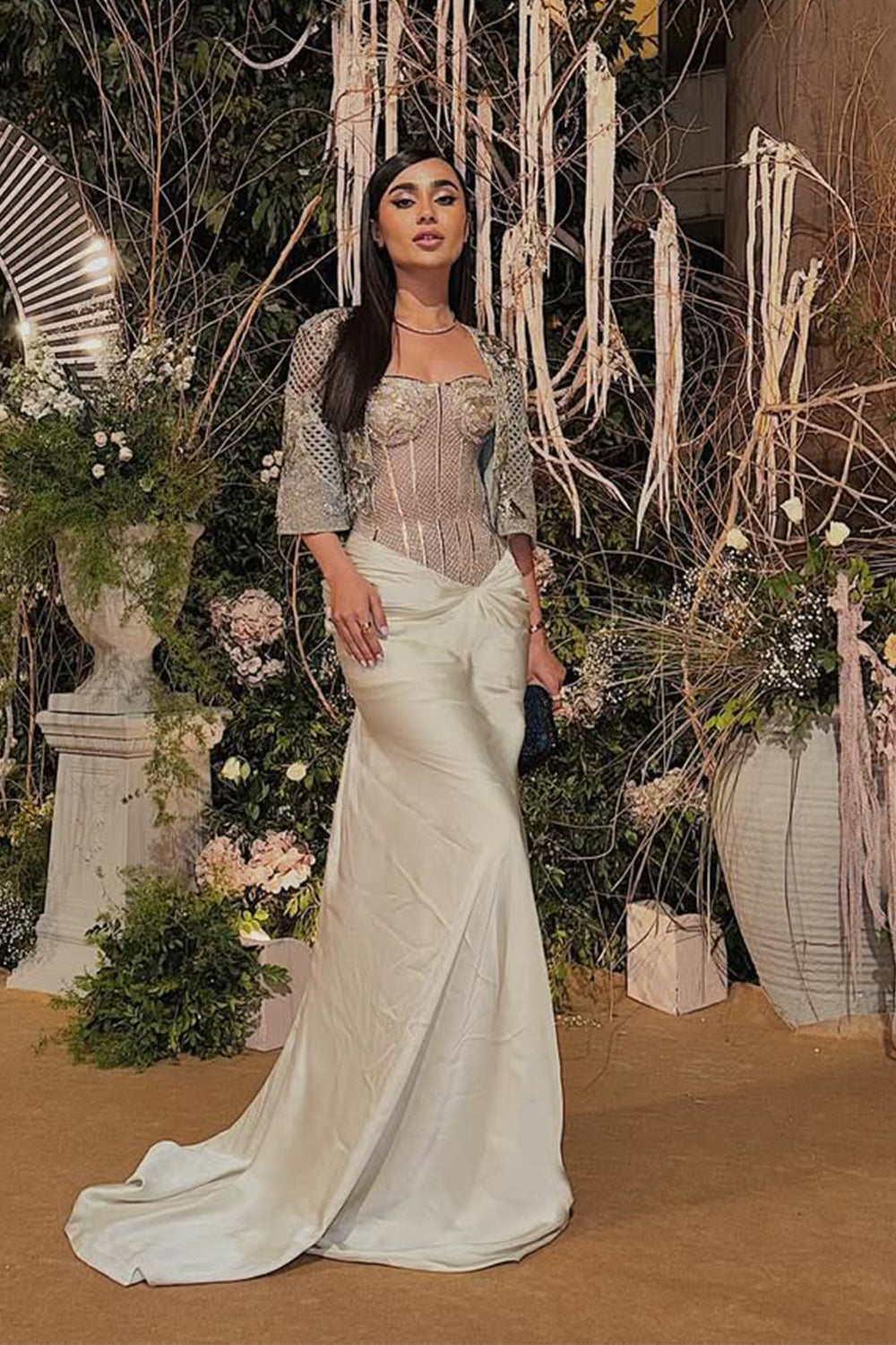Icicle Corset Dress and Cropped Jacket