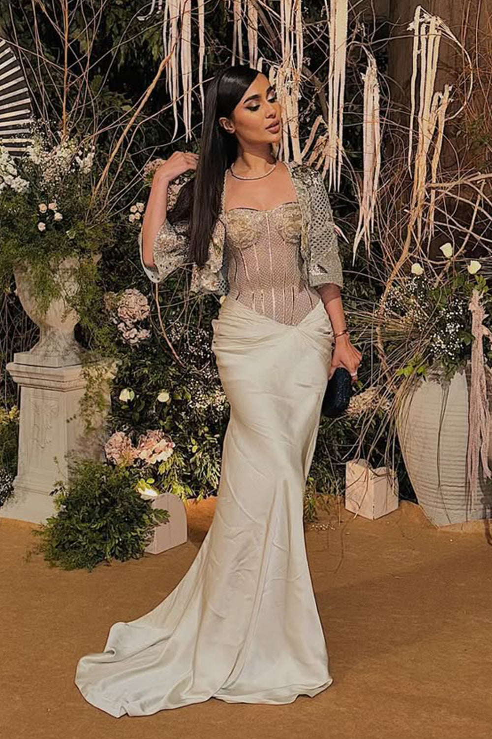 Icicle Corset Dress and Cropped Jacket