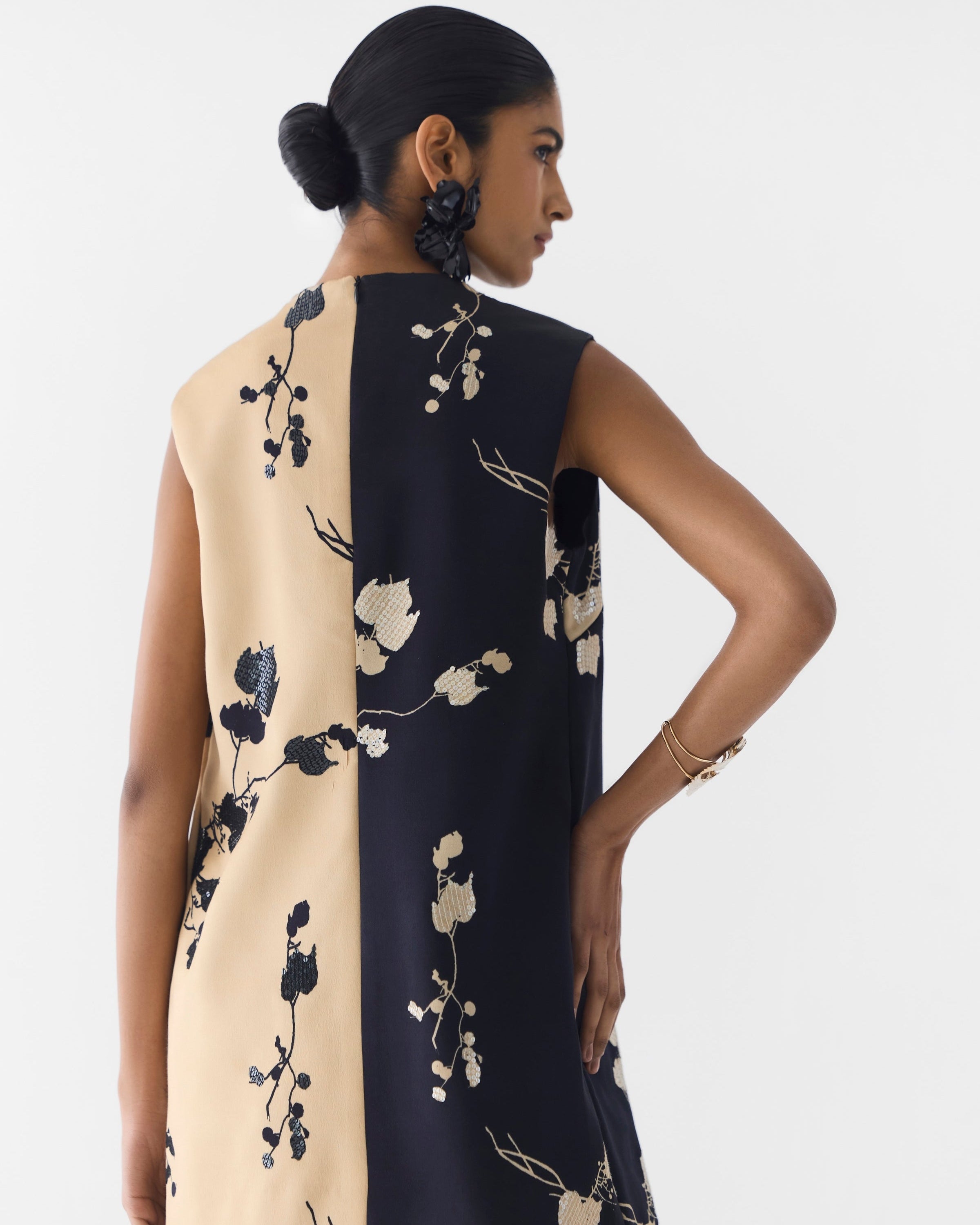 Sakura Half and Half Dress