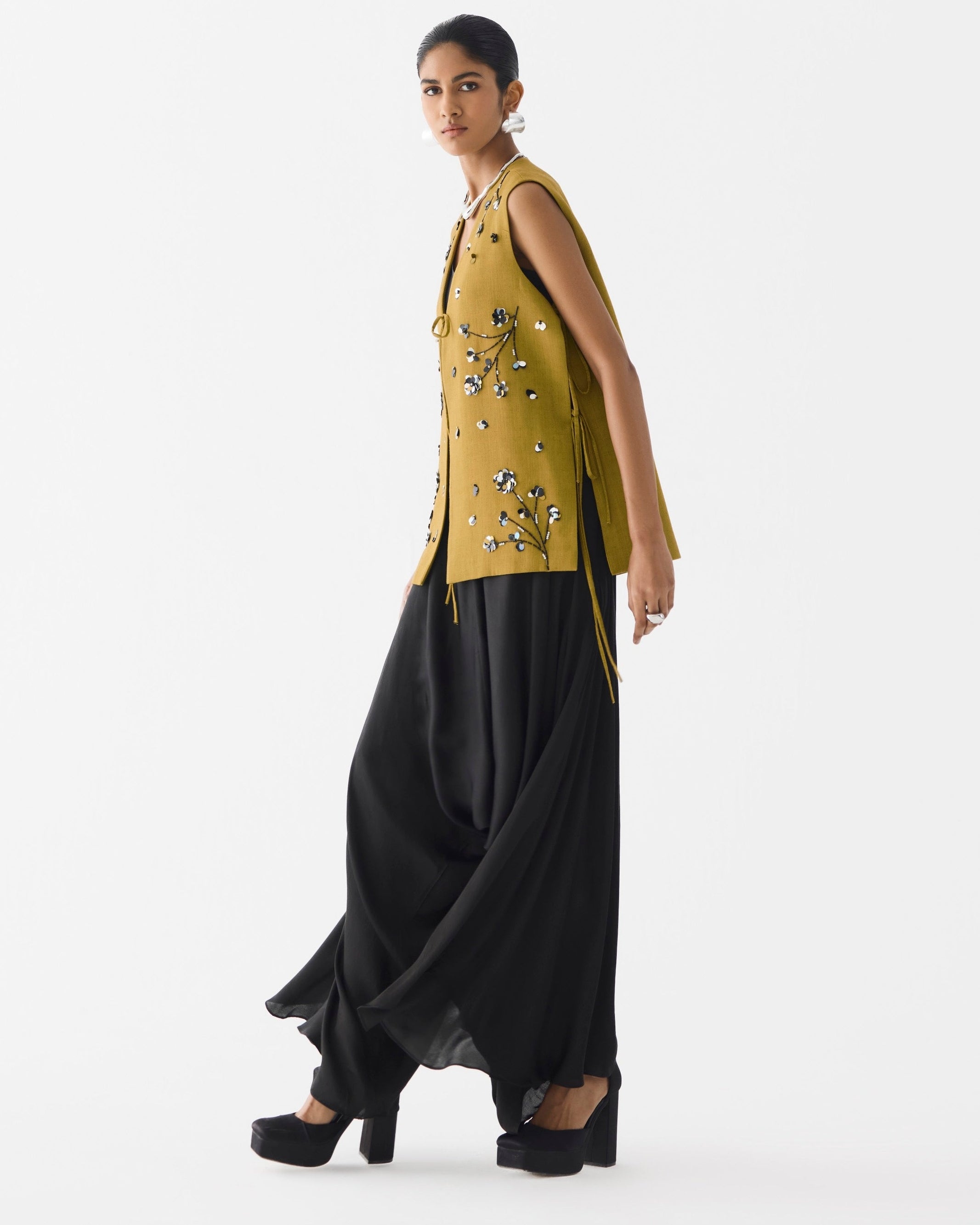 Tiger Lily Vest & Dhoti Pants