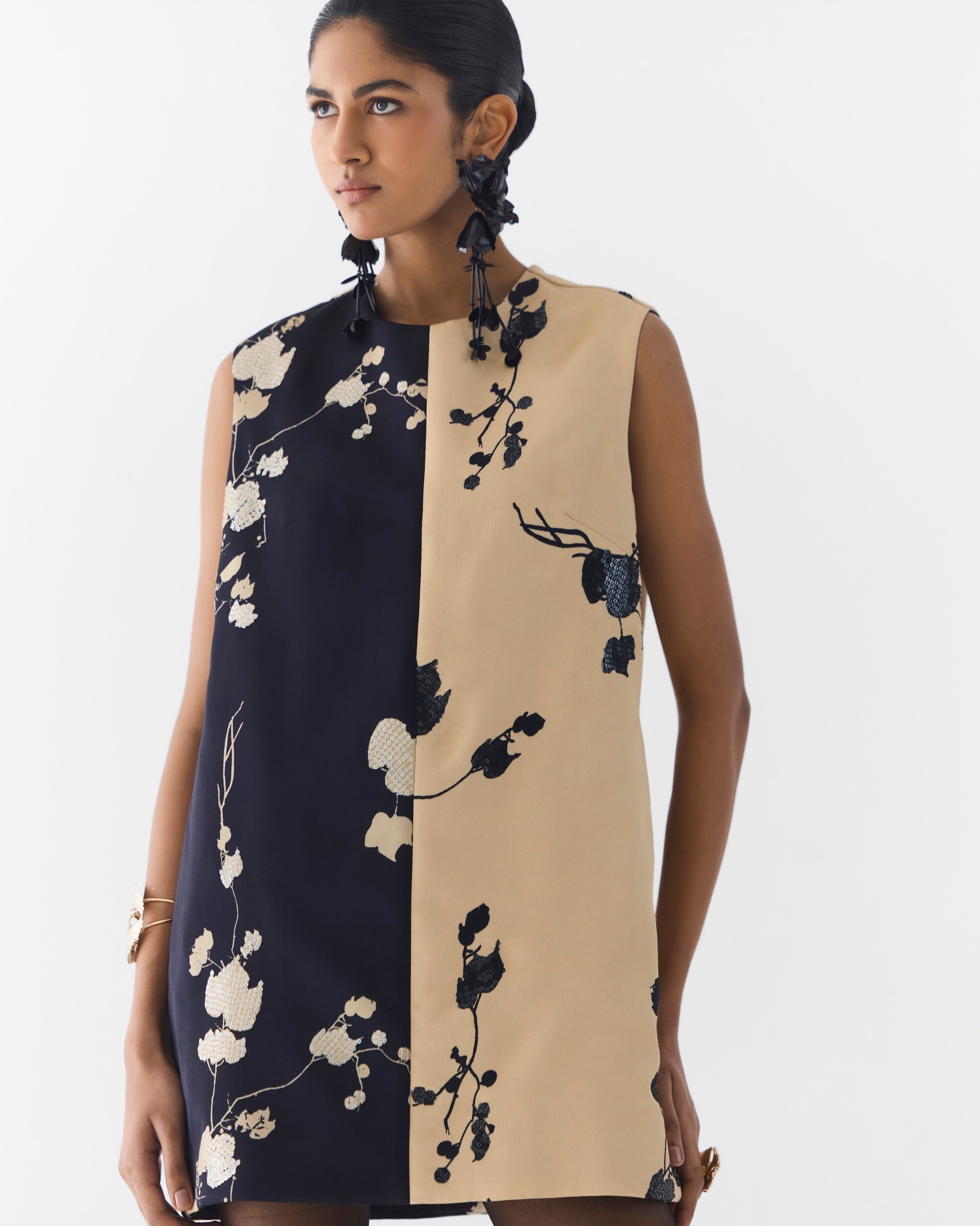 Sakura Half and Half Dress