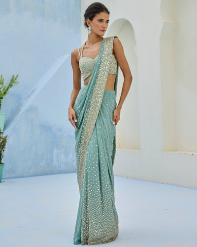 Sufi Pre-Drape Sari